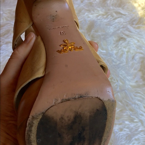 Prada High Heel Sandals - Resort Collection - Sz 7 - Picture 4 of 8